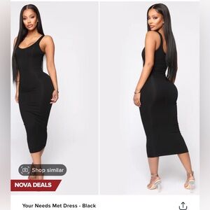 Fashion Nova- Your needs met dress